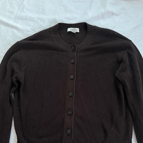 Deep Chocolate Brown Cardigan – S – Excellent Condition - Picture 1 of 6